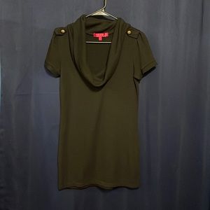 Almost Famous Size Large Short Sleeve Sweater Dress